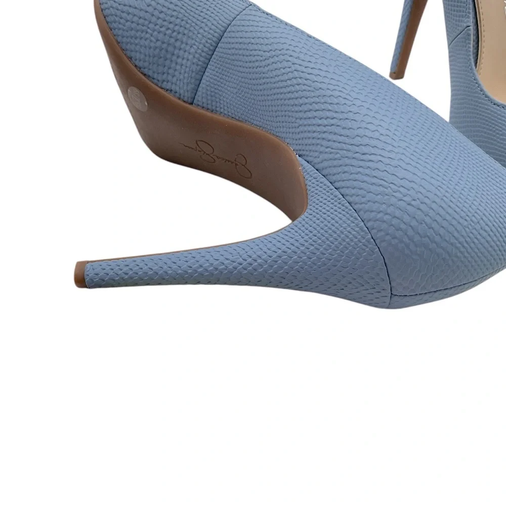 Jessica Simpson High Heel Platform Pumps - Blue